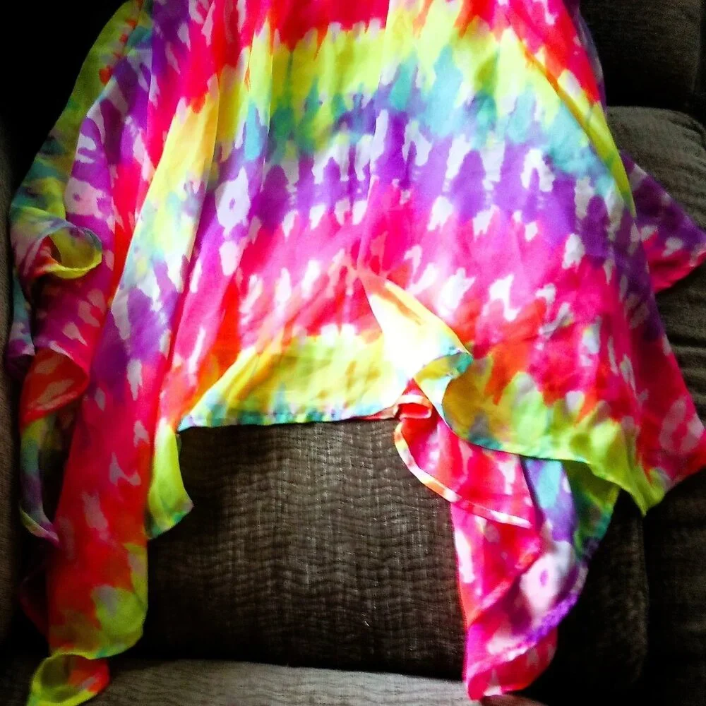 Children's Place Mommy & Me Matching Sharkbite Dresses - Adult XXL Kids M 7/8 - Picture 4 of 8